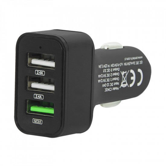 Φορτιστής αυτοκινήτου 3xUSB Quick Charge 3.0 BLOW