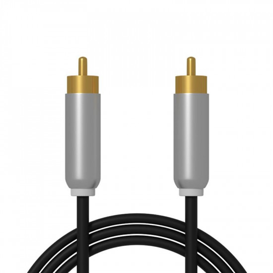 Καλώδιο 1xRCA METAL 1m