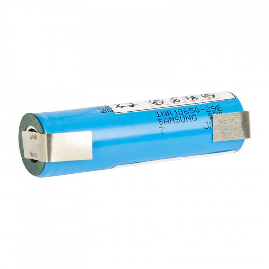 Μπαταρίες 18650 ιόντων λιθίου 2750mAh με λαμάκι (2 τμχ)