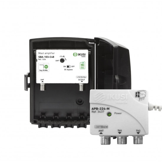 Ενισχυτής ιστού με τροφοδοτικό JSBA-103-C48 IKUSI