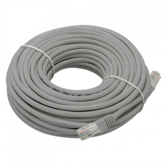 Patch cord UTP Cat5 50m Γκρι