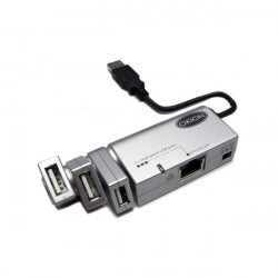 OKION Mini Docking Station High Speed USB+Ethernet