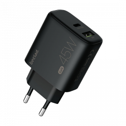 Beclad 45W Adapter USB-C + A - Black