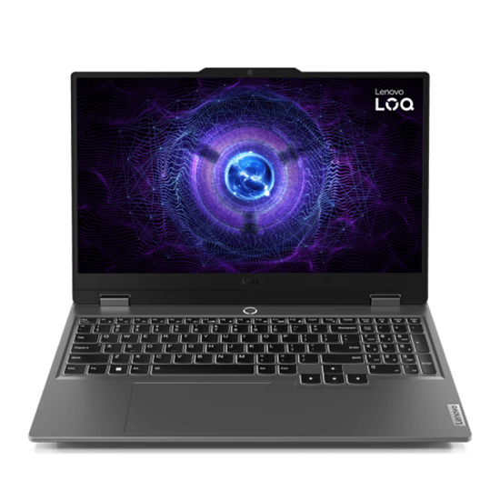 Laptop Lenovo Gaming 15.6inch Intel Core i5-13450HX 16GB RAM RTX 4050 512GB SSD QWERTY - No OS - Luna Grey