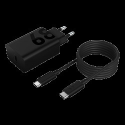 Lenovo 68W USB-C Adapter with Cable - Black