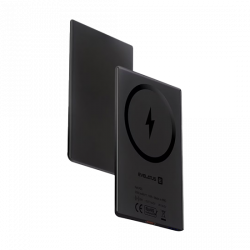 Evelatus 3000mAh Powerbank Super Slim (6.5mm) With Wireless Charging - Black