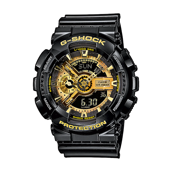 Watch Casio G-Shock GA-110GB-1AER - Black/Yellow