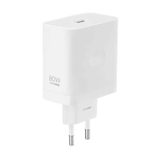 Realme 80W USB-A SuperVooc  Adapter - White