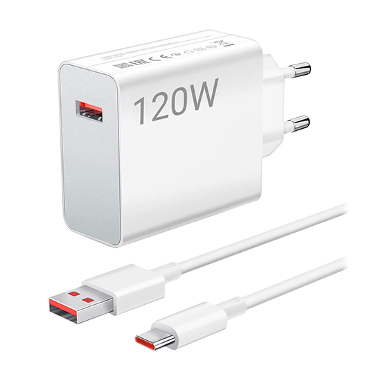 Xiaomi 120W Adapter (Type A) + USB-C Cable