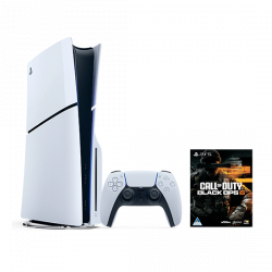 Sony PlayStation 5 Slim Disc Edition 1TB + Call of Duty: Black Ops 6 - White