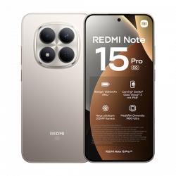 Xiaomi Redmi Note 15 Pro 5G Dual Sim 8GB RAM 256GB - Titanium
