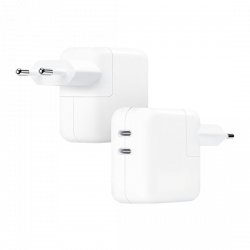 Apple Caricatore 35W Doppia USB-C iPhone iPad Watch MW2K3ZM/A