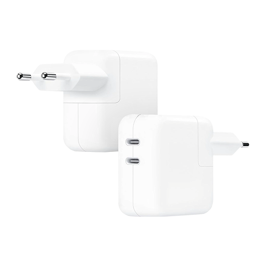 Apple Caricatore 35W Doppia USB-C iPhone iPad Watch MW2K3ZM/A