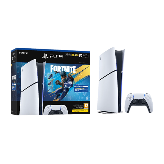 PS5 Console 825GB Digital Ed White (EU) + Fortnite Flowering Chaos
