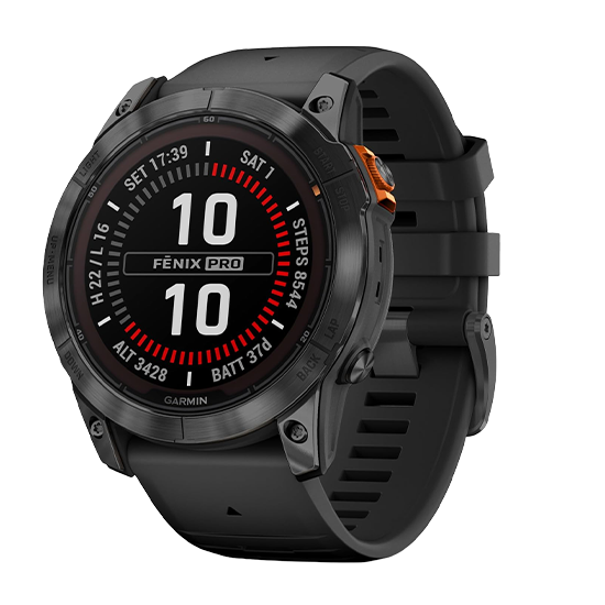 Watch Garmin Fenix 7X Pro Solar GPS 51mm Graphite Band - Slate Grey