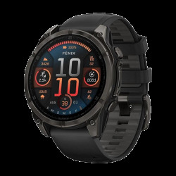 Watch Garmin Fenix 8 GPS 47mm Silicon Black Band - Black
