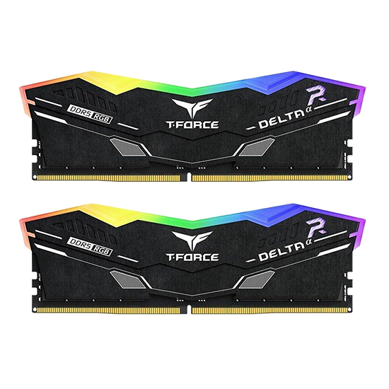 RAM TeamGroup T-Force Delta DIMM 32GB Dual-Kit DDR5-6000 CL30 - RGB Black
