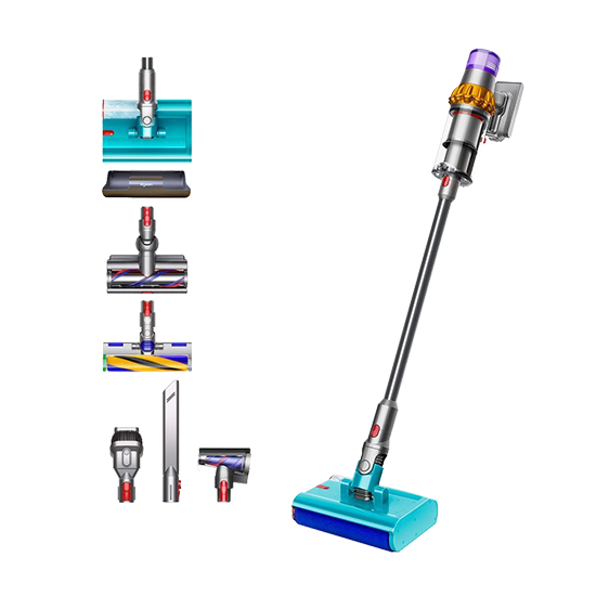 Dyson Vacuum Cleaner V15s Detect Dry and Wet Submarine 448798-01 - Nickel-Satin Yellow