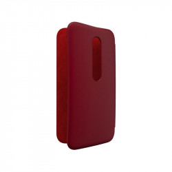 Moto G 3rd Gen  Flip Case - Crimson