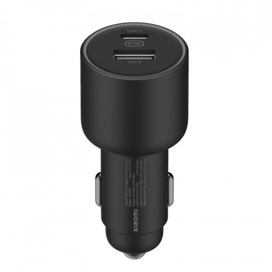 Xiaomi Mi 67W Car Charger (Type-A + Type C)