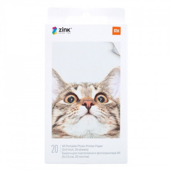 Xiaomi Mi Portable Photo Printer Paper (2x3-inch, 20-sheets)