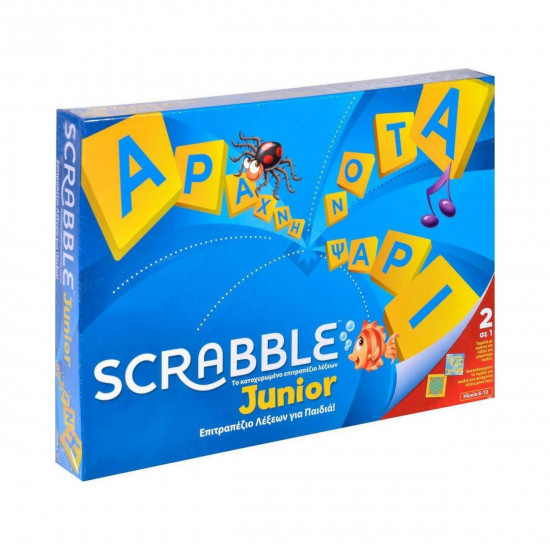 Mattel Scrabble Junior - Επιτραπέζιο (Ελληνικό) (Y9672)