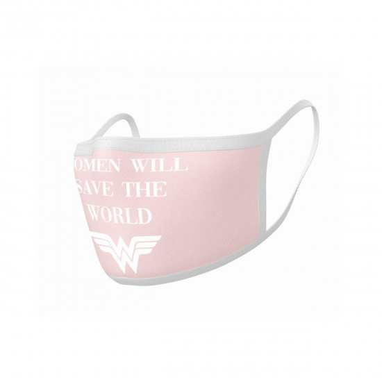 Pyramid DC: Wonder Woman (Save the World) Mask - 2Pack Face Covers (GP85560)