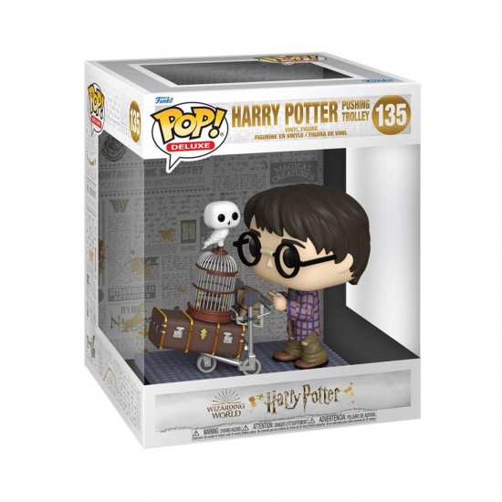 Funko Pop! Deluxe: Harry Potter - Harry Potter Pushing Trolley #135 Vinyl Figure