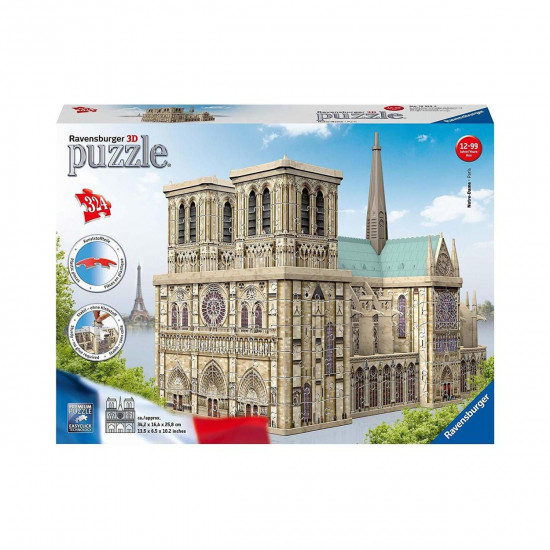 Ravensburger 3D Puzzle: Cathedrale Notre-Dame de Paris (324pcs) (12523)