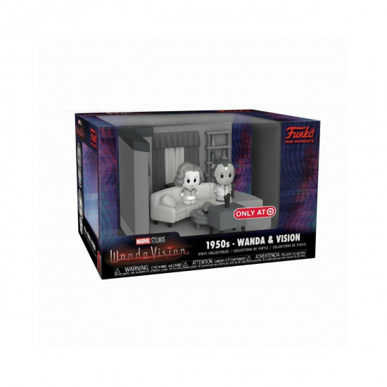Funko Mini Moments: Marvel Studios WandaVision - Living Room 1950's Wanda amp;amp; Vision (Special Edition) Vinyl Collectibles
