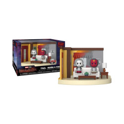 Funko Mini Moments: Marvel Studios WandaVision - 1980s - Wanda amp;amp; Agnes Living Room (Special Edition) Vinyl Collectibles