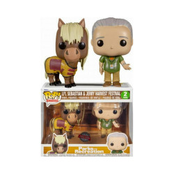 Funko Pop! 2-Pack Television: Parks and Recreation - Li'l Sebastian amp;amp; Jerry Harvest Festival (Special Edition) Vinyl Figures