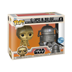 Funko Pop! Disney: Star Wars Concept - C-3PO amp;amp; R2-D2  (Exclusively at Disney) 2-Pack Bobble-Heads Vinyl Figures
