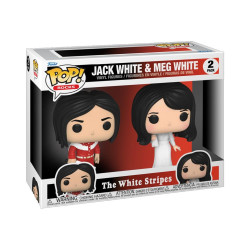 Funko Pop! 2-Pack Rocks: The White Stripes - Jack White amp;amp; Meg White Vinyl Figures