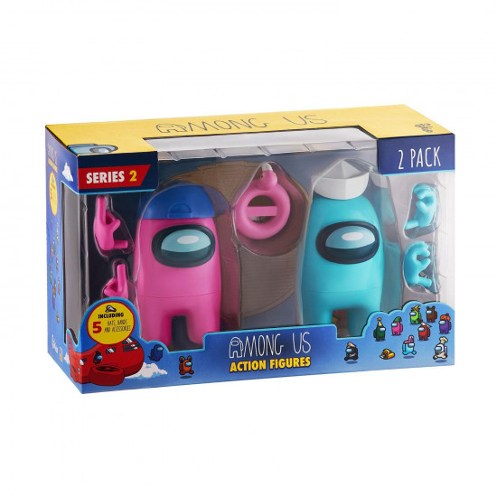 P.M.I. Among Us Action Figures 2 Pack 11.5 cm (S2) (Random) (AU6215)