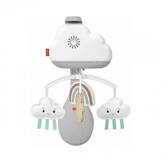 Fisher-Price Rainbow Showers Bassinet to Bedside Mobile (HBP40)