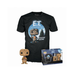 Funko Pop! amp;amp; Tee (Adult): E.T. - E.T. with Candy (Special Edition) Vinyl Figure amp;amp; T-Shirt (S)