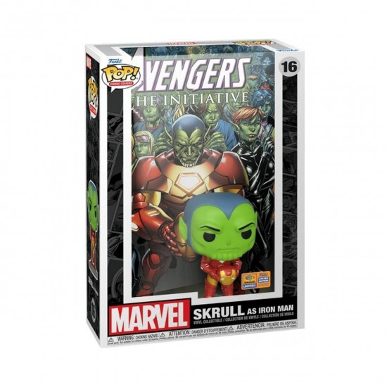 Funko Pop! Comic Covers: Marvel Avengers The Initiative - Skrull as Iron Man (Wondrous Convention Limited Edition) #16 Vinyl Figure
