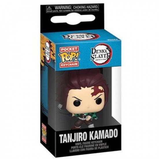Funko Pocket Pop!: Demon Slayer: Kimetsu no Yaiba - Tanjiro Kamado Vinyl Figure Keychain