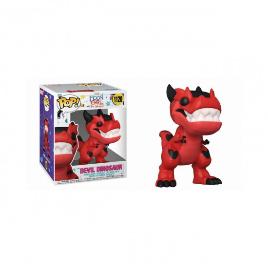 Funko Pop! Super Marvel: Moon Girl amp;amp; Devil Dinosaur S1 - Devil Dinosaur #1120 Bobble-Head Vinyl Figure (6
