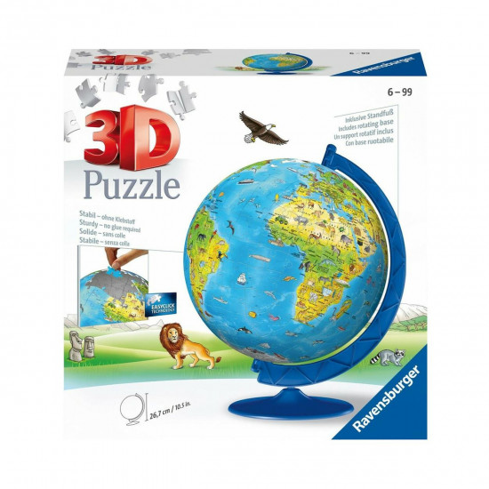 Ravensburger 3D Puzzle: Children's World Globe (180 pcs) (12338)