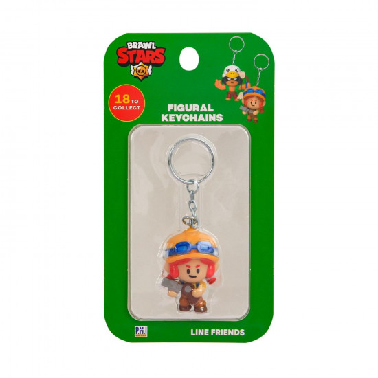 P.M.I. Brawl Stars Figural Keychain - 1 Pack (S1) (Random) (BRW8010)