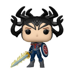 Funko Pop! Marvel: What If...? - Infinity Captain Carter #1464 Bobble-Head Vinyl Figure