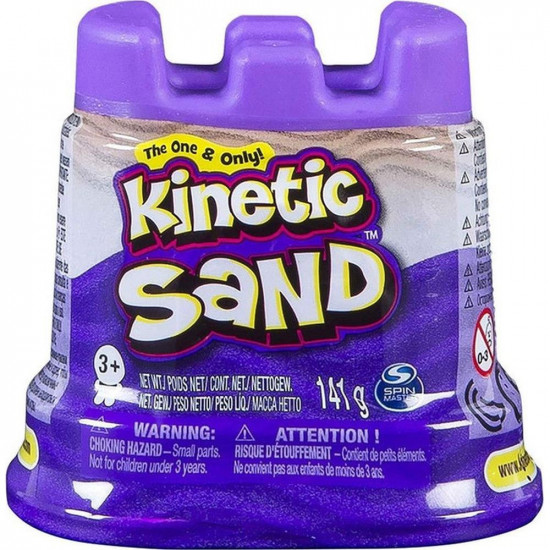 Spin Master Kinetic Sand - Purple SandCastle Single Container (20128038-20119387)
