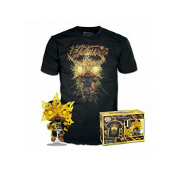 Funko Pop! amp;amp; Tee (Adult): Spider-Man No Way Home S3 - Electro (Glows in the Dark) Vinyl Figure amp;amp; T-Shirt (L)