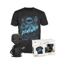 Funko Pop! amp;amp; Tee (Adult): Harry Potter - Dementor (Glows in the Dark) Vinyl Figure and T-Shirt (XL)