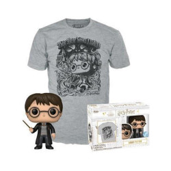 Funko Pop! amp;amp; Tees (Adult): Harry Potter - Harry Potter Vinyl Figure and T-Shirt (XL)
