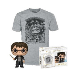 Funko Pop! amp;amp; Tees (Adult): Harry Potter - Harry Potter Vinyl Figure and T-Shirt (M)