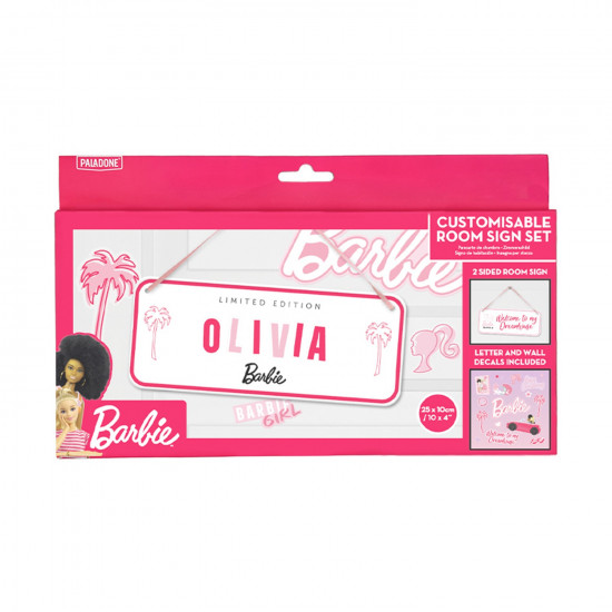 Paladone: Barbie - Customisable Room Sign Set (PP11568BR)