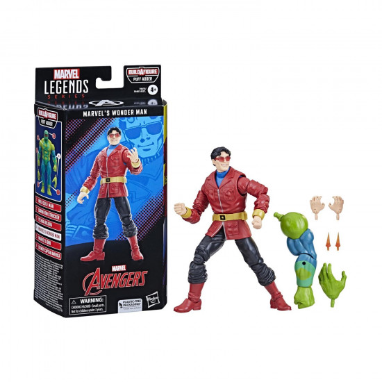 Hasbro Fans - Marvel Legends: Marvel's Wonder Man Action Figure (15cm) (Build-A-Figure Puff Adder) (F6615)